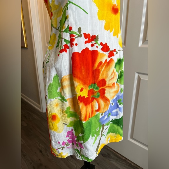 Vintage Jams World Flora Grande Hawaiian Slip Dress Small - Picture 2 of 10